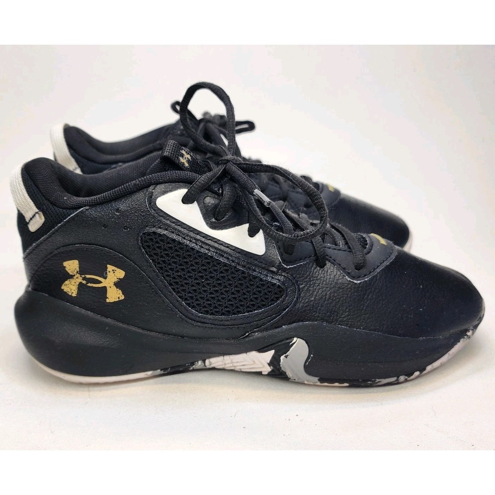Boys Size 6Y Under Armour Lockdown 6 Basketball Shoes Black